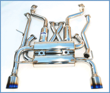 Load image into Gallery viewer, Invidia 09+ 370Z Gemini Single Layer Titanium Tip Cat-back Exhaust