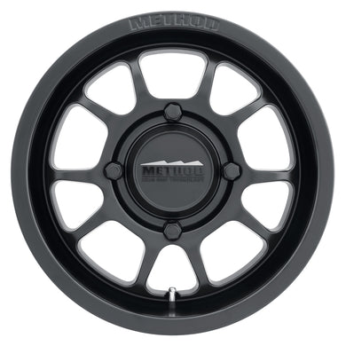 Method MR409 Bead Grip 15x10 / 5+5/0mm Offset / 4x136 / 106.25mm CB Matte Black Wheel