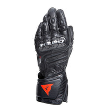 Load image into Gallery viewer, Dainese Carbon 4 Long Leather Gloves Black/Black/Black - Large