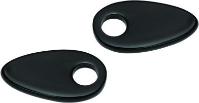 Kuryakyn Fender Strut Cover Plates Gloss Black