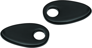 Kuryakyn Fender Strut Cover Plates Gloss Black