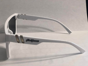 Street Dreamz Clothing Co - White Frame Polarized Fashion Sun Glasses