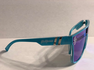 Street Dreamz Clothing Co - Blue Frame Polarized Fashion Sun Glasses