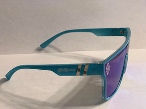 Street Dreamz Clothing Co - Blue Frame Polarized Fashion Sun Glasses