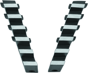 Kuryakyn Exhaust Port Fillers For Indian Black & Raw