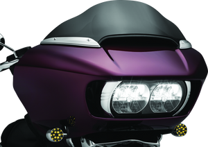 Kuryakyn Windshield Side Trims Chrome