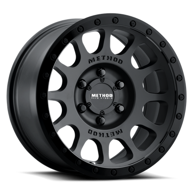 Method MR305 NV 17x8.5 +25mm Offset 6x5.5 108mm CB Double Black Wheel