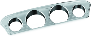 Kuryakyn Tri-Line Gauge Trim 14-Up Touring Models Chrome