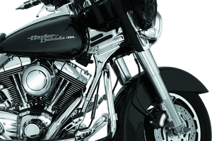 Kuryakyn Deluxe Neck Covers 95-07 Touring Models Chrome