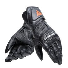 Load image into Gallery viewer, Dainese Carbon 4 Long Leather Gloves Black/Black/Black - Large