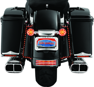 Kuryakyn Rear Fender Accents FLHX & FLTR Models Chrome