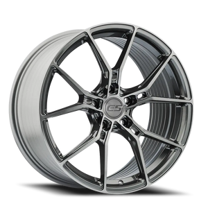 E5 Wheels "Daytona" C6 & C7  20x11 +73 "REARS" / Titanium Color/Spun Forged