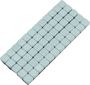 BikeMaster Square Wheel Weights Adhesive 1/4oz Silver
