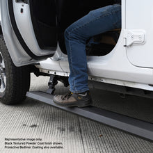 Load image into Gallery viewer, Go Rhino 07-17 Jeep Wrangler 2dr E-BOARD E1 Electric Running Board Kit (Cut Req.) - Tex. Blk