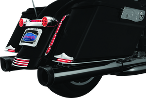 Kuryakyn Rear Fender Accents FLHX & FLTR Models Chrome
