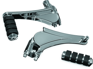 Kuryakyn Adjustable Passenger Pegs With ISO Small Pegs Chrome
