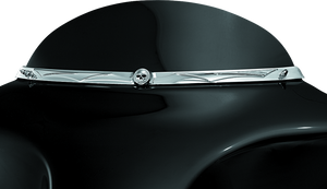 Kuryakyn Zombie Windshield Trim 96-13 Touring Chrome