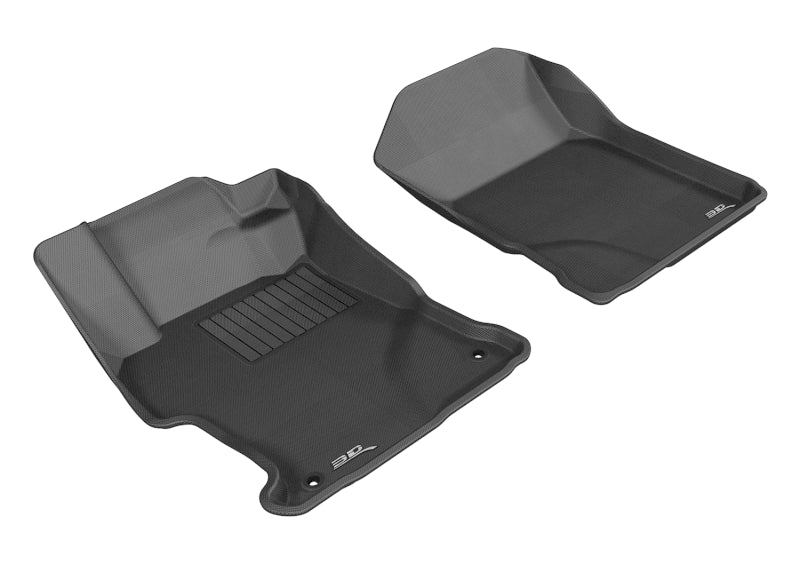 3D MAXpider 2012-2013 Honda Civic Kagu 1st Row Floormat - Black