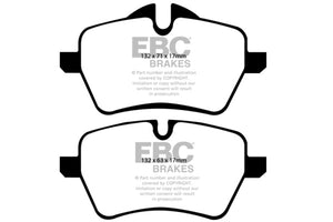 EBC 07-14 Mini Hardtop 1.6 Turbo Cooper S Redstuff Front Brake Pads