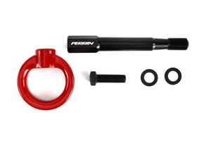 Perrin 18-21 WRX/STI / 13-20 & 2022 BRZ / 17-20 Toyota 86 Front Tow Hook Kit - Red