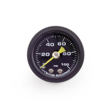 Load image into Gallery viewer, Hybrid Racing Liquid Filled Fuel Pressure Gauge (Universal) HYB-FPG-01-02