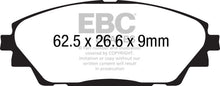 Load image into Gallery viewer, EBC 14+ Mazda 3 2.0 (Japan Build) Greenstuff Front Brake Pads