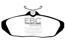 Load image into Gallery viewer, EBC 01-02 Dodge Viper 8.0 Redstuff Rear Brake Pads