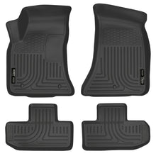 Load image into Gallery viewer, Husky Liners 2016 Dodge Challenger Front and Second Row Black Floor Liners