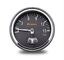 Load image into Gallery viewer, Russell Performance 15 psi fuel pressure gauge (Non liquid-filled)