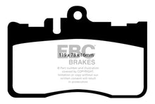 Load image into Gallery viewer, EBC 01-06 Lexus LS430 4.3 Yellowstuff Front Brake Pads