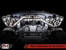 Load image into Gallery viewer, AWE Tuning 2020 Chevrolet Corvette (C8) Track Edition Exhaust - Quad Chrome Silver Tips