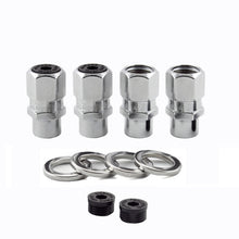 Load image into Gallery viewer, McGard Hex Lug Nut (Drag Racing Short Shank) 1/2-20 / 13/16 Hex / 1.6in. Length (4-Pack) - Chrome