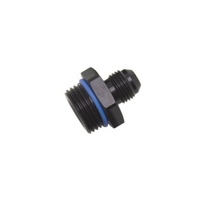 Russell Performance -10 AN Male Flare to -8 SAE Male Port Adapter Fitting - Black Anodized