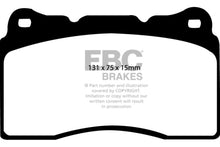 Load image into Gallery viewer, EBC 04-08 Acura TL 3.2 (Manual)(Brembo) Redstuff Front Brake Pads