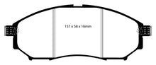 Load image into Gallery viewer, EBC 08-13 Infiniti EX35 3.5 Redstuff Front Brake Pads