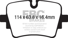 Load image into Gallery viewer, EBC 14+ Jaguar F-Type (Cast Iron Rotors Only) 5.0 Supercharged (490) Yellowstuff Rear Brake Pads