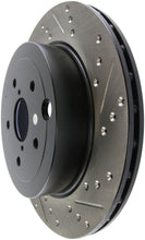 Load image into Gallery viewer, StopTech 08+ Subaru STI (Will Not Fit 05-07) Slotted &amp; Drilled Sport Brake Rotor