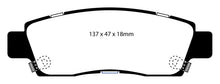 Load image into Gallery viewer, EBC 07+ Buick Enclave 3.6 Yellowstuff Rear Brake Pads