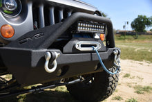 Load image into Gallery viewer, DV8 Offroad 07-18 Jeep Wrangler JK/JL FS-15 Steel Stubby Front Bumper w/ Fog Lights