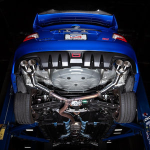 DC Sports 2015-2021 Subaru WRX/STI 2.0L & 2.5L Muffler Delete System "Black Polished Tips"