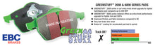 Load image into Gallery viewer, EBC 14+ Mazda 3 2.0 (Japan Build) Greenstuff Front Brake Pads