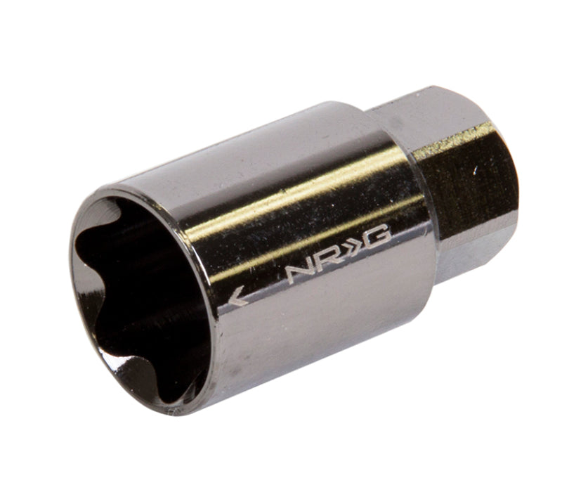 NRG Lug Nut Lock Key Socket Black Chrome 17Mm (Spare) - For Use w/LN / L40 / L41 / L01 / L10