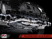 Load image into Gallery viewer, AWE Tuning 2020 Chevrolet Corvette (C8) Track Edition Exhaust - Quad Chrome Silver Tips