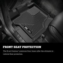 Load image into Gallery viewer, Husky Liners 2017 Ford F-250 Super Duty Crew Cab X-Act Contour Black Rear Floor Liners
