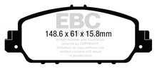 Load image into Gallery viewer, EBC 13+ Honda Accord Coupe 2.4 EX Greenstuff Front Brake Pads
