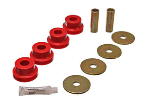 Energy Suspension 70-78 Nissan 240Z/260Z/280Z Red Differential Carrier (Mustache Bar) Bushings