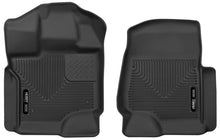 Load image into Gallery viewer, Husky Liners 2015 Ford F-150 SuperCrew Cab X-Act Contour Black Front Seat Floor Liners