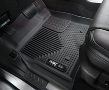 Load image into Gallery viewer, Husky Liners 2015 Ford F-150 SuperCrew Cab X-Act Contour Black Front Seat Floor Liners