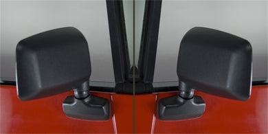 Omix Door Mirror Kit Black- 87-95 Jeep Wrangler YJ