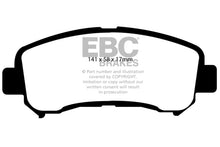 Load image into Gallery viewer, EBC 14+ Nissan Juke 1.6 Turbo Nismo RS Redstuff Front Brake Pads